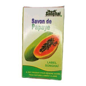 Songhai Natural Organic Papaya Bar Soap 200g Product Of West Africa